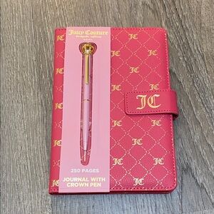 JUICY COUTURE • Journal with crown pen